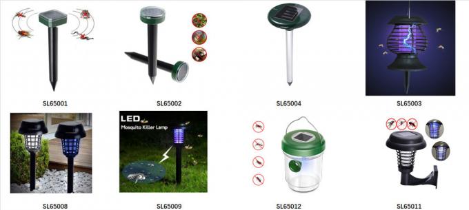 LED/UV Radiation Outdoor Stake Landscape Fixture Solar Powered Light, Mosquito and Insect Bug Zapper for Gardens, Pathways, and Patios