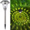 Metal Solar Lamp Amazon Heavy Duty Durable Stainless Steel Tube Solar Light for Garden